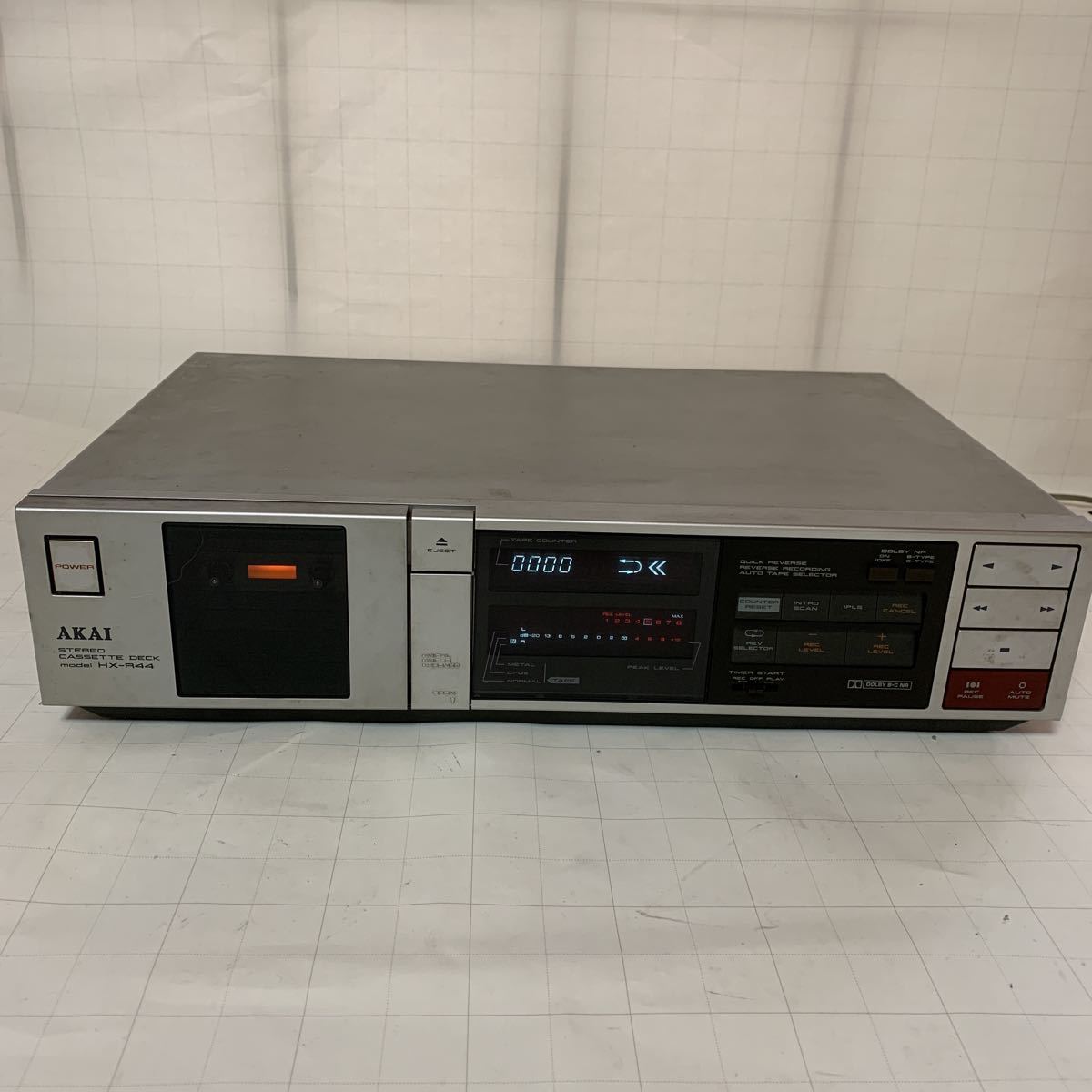 AKAI HX-R44 ステレオ カセット デッキ ジャンク品 送金無料 知人から