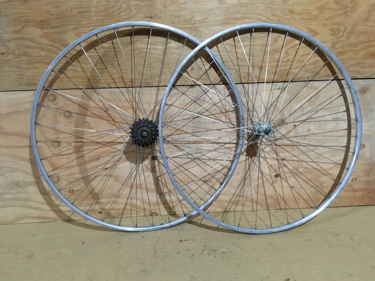 【限定SALE，SALE】 ARAYA LIGHT ALLOY RIM 700c チューブラー リム ホイール 前後セット 5速 OLD VINTAGE(27インチ、700C)｜売買されたオークション情報、yahooの商品情報をアーカイブ公開 - オークファン ホイール（完組、手組）