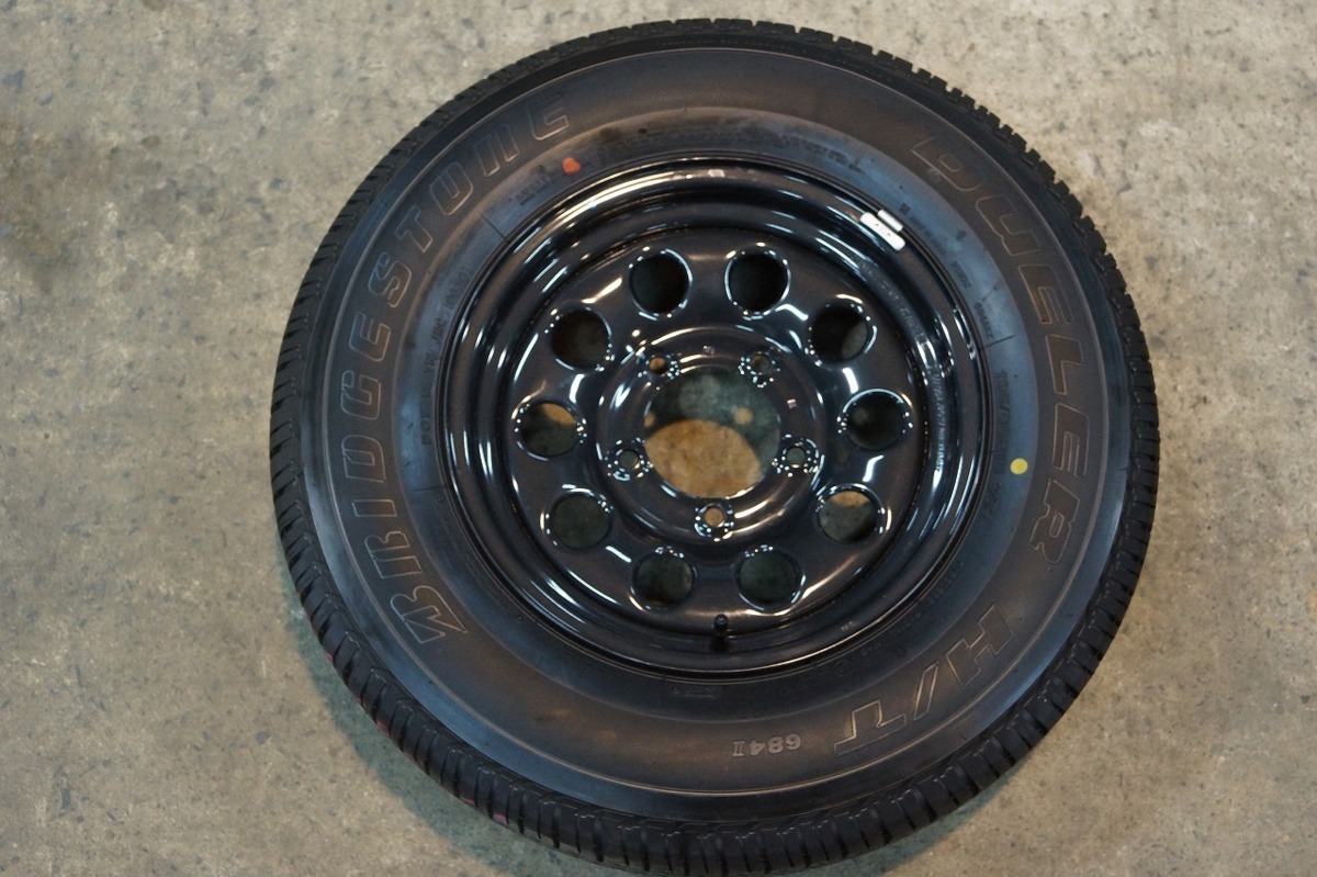 ジムニーシエラ 新車外し 195/80R15 ジムニー シエラ 純正 鉄【1本