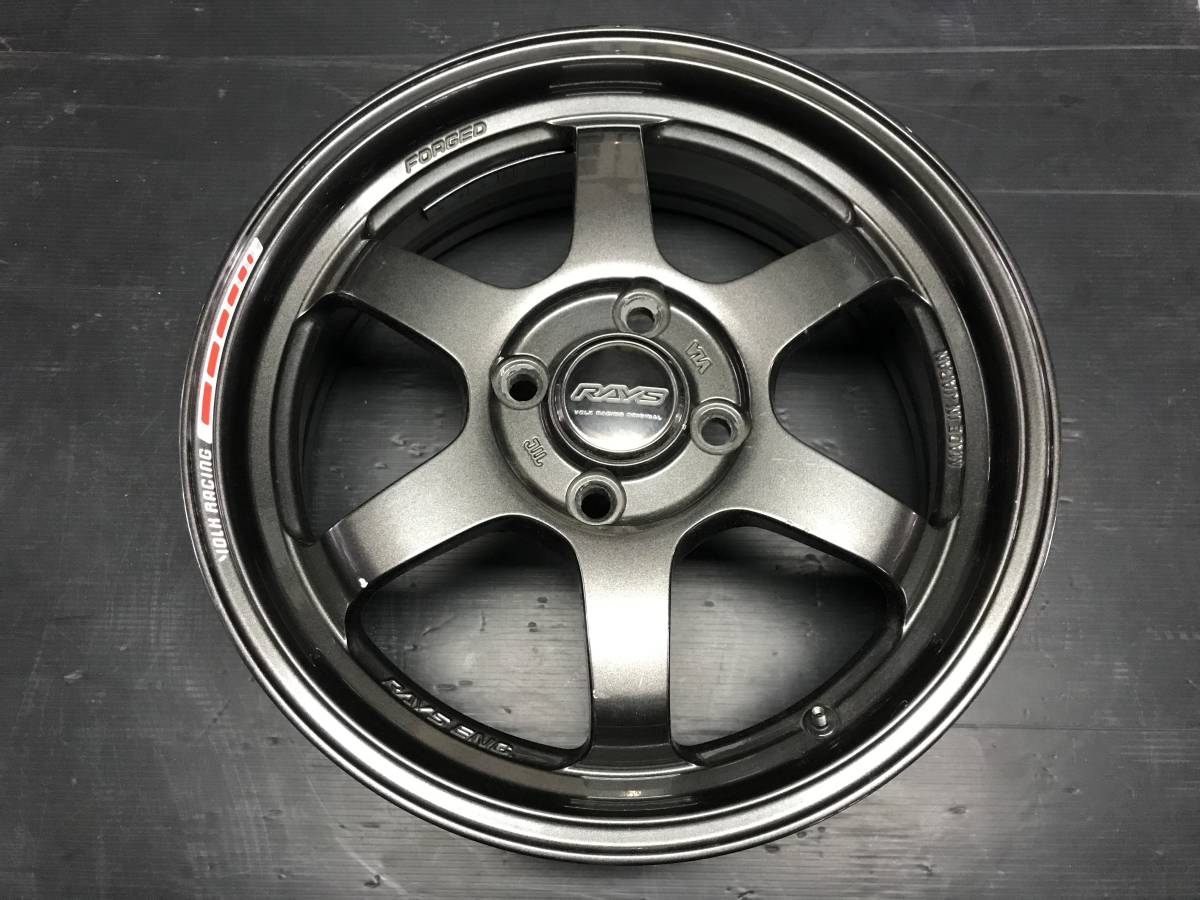豊富な，得価 REYS レイズ ボルク レーシング TE37 KCR RE-DOT MMF/RED 15&times;5.5J＋44 PCD100 ４H(社外品)｜売買されたオークション情報、yahooの商品情報をアーカイブ公開 - オークファン 4穴