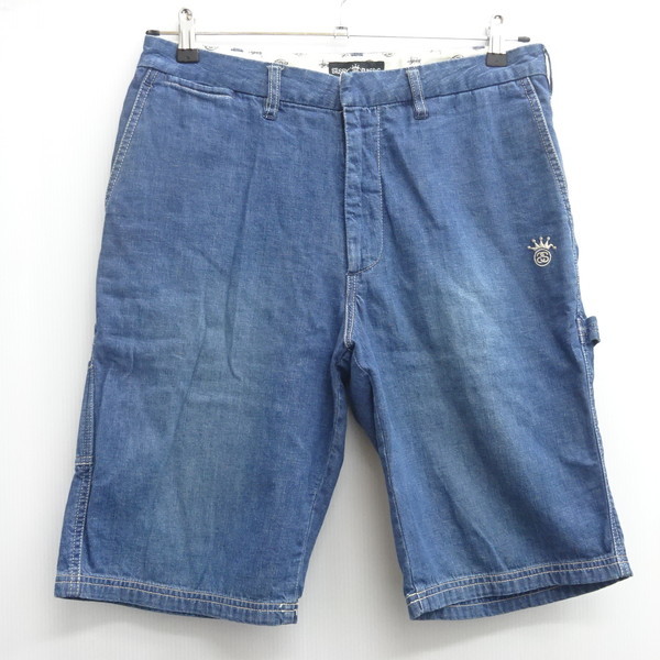 STUSSY × Dickies ペインターデニムショートパンツ 32 STUSSY × Dickies ペインターデニムショートパンツ 32