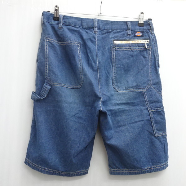 STUSSY × Dickies ペインターデニムショートパンツ 32 STUSSY × Dickies ペインターデニムショートパンツ 32