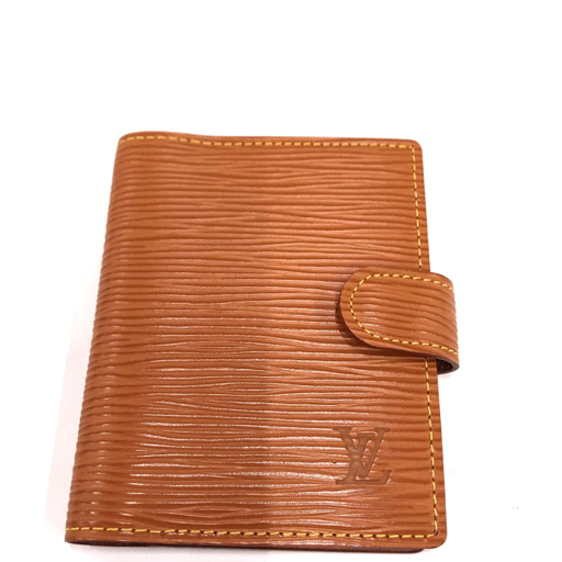 1円 LOUIS VUITTON ルイヴィトン R20053 エピ アジェンダPM 6穴式 手帳