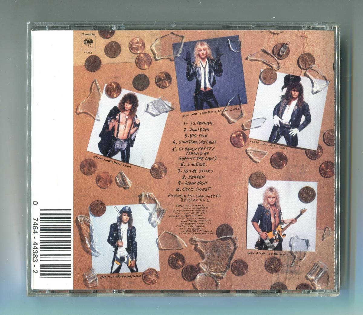 Warrant ウォレント Dirty Rotten Filthy Stiniking Rich マネー ゲーム 日本盤 廃盤 Heaven Down Boys Jani Lane ジェイニー レイン 一般 売買されたオークション情報 Yahooの商品情報をアーカイブ公開 オークファン Aucfan Com