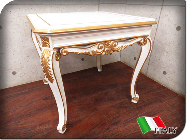 □展示品□italia/イタリア□最高級□ロココ□金彩□猫脚