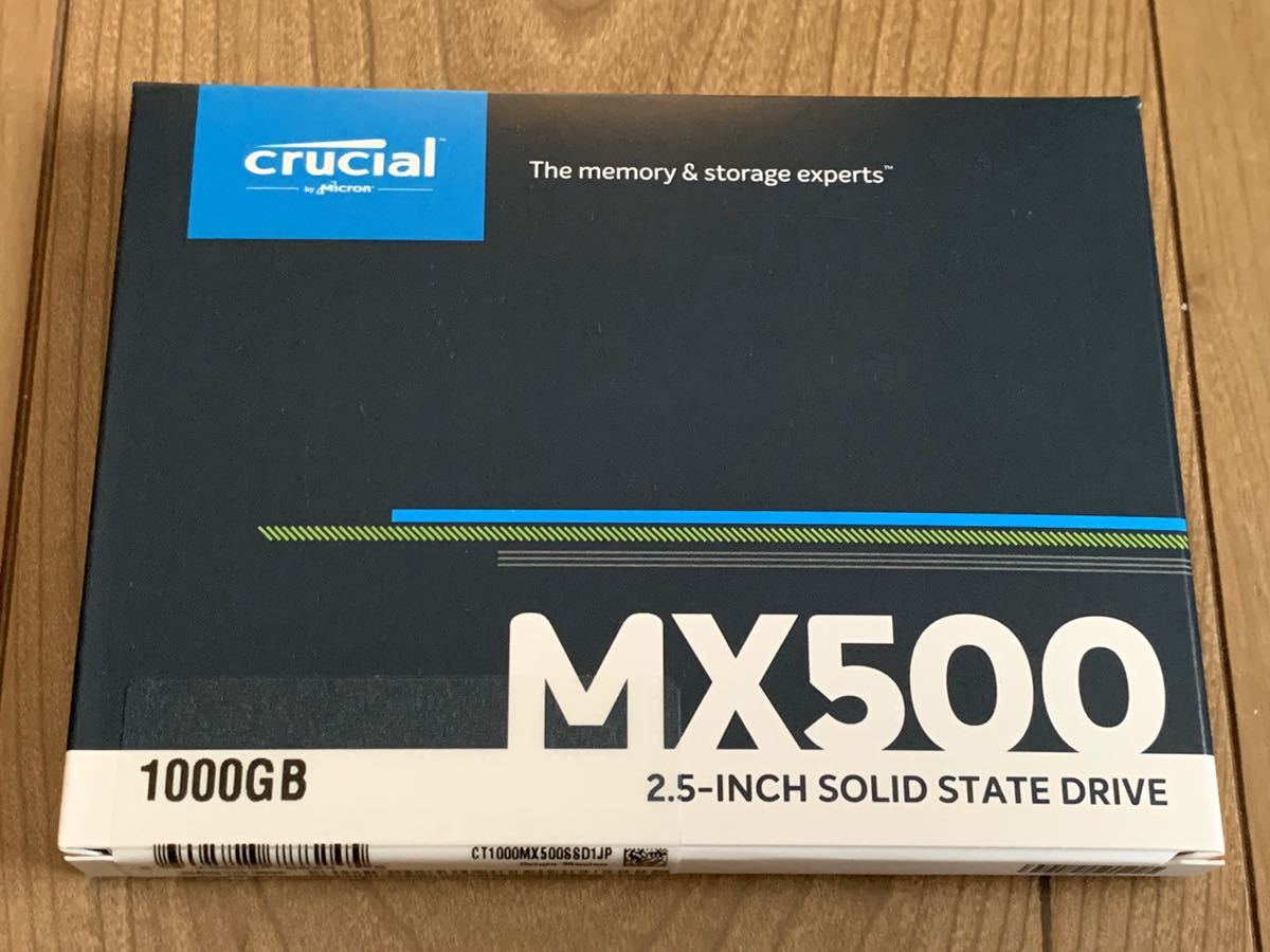 crusial MX500 2.5インチ SSD 1TB 初期化済み crucial MX500