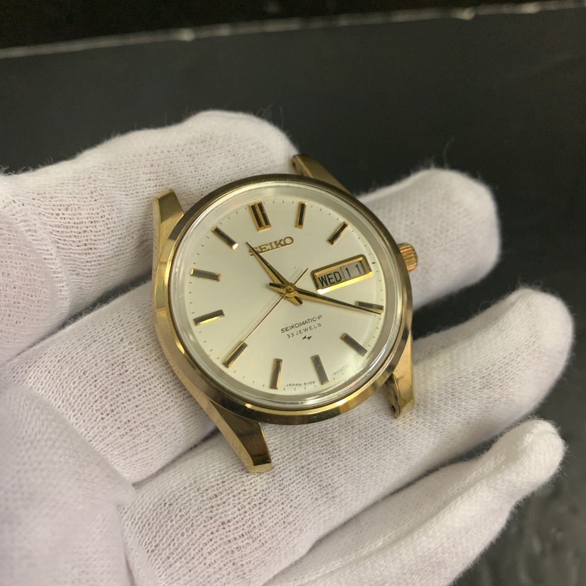 SEIKO QUARTZ セイコー 7A48-7010 ムーンフェィズ クロノグラフ 