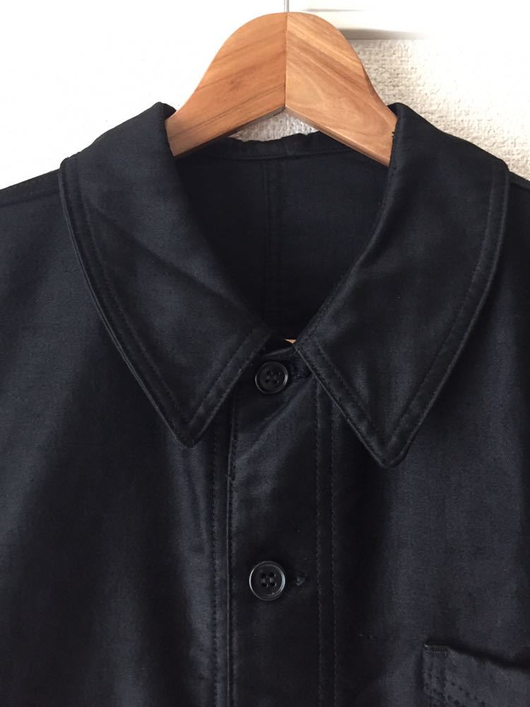 40s Le Fortex ブラックモールスキン カバーオール フランス フレンチ
