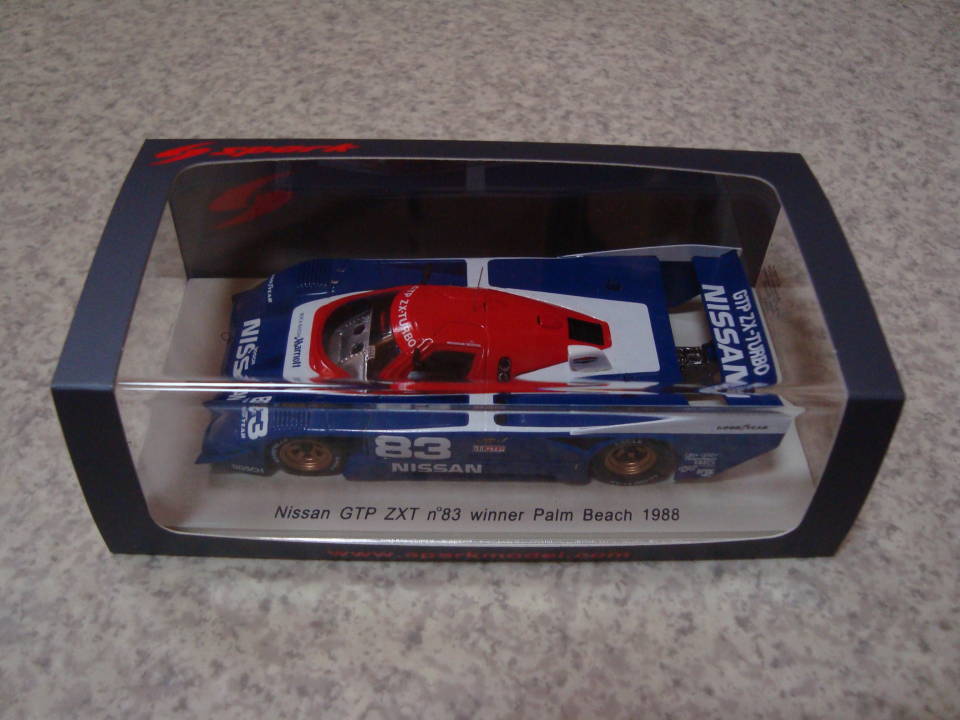 スパーク 1/43 Nissan GTP ZXT #83 Winner Palm Beach 1988 GTP ZXT
