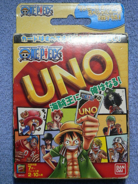 最終出品 Unoカード One Piece ワンピース Bandai Matel 説明書欠品 箱傷み Uno 売買されたオークション情報 Yahooの商品情報をアーカイブ公開 オークファン Aucfan Com