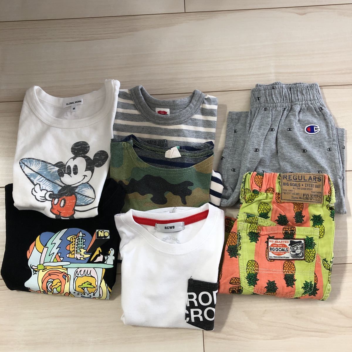 セット売り ハーフパンツ 半袖 Tシャツ チャンピオン ロデオクラウンズ シップス ミッキーマウス100 男の子 ブリーズ セット まとめ売り 売買されたオークション情報 Yahooの商品情報をアーカイブ公開 オークファン Aucfan Com