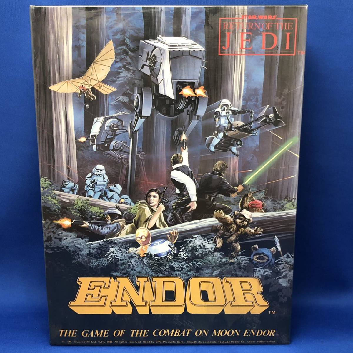 新品レア【エンドア スターウォーズ ジェダイの復習】シュリンク有 ツクダホビー｜デッドストック 国内正規品 ウォーゲーム ENDOR