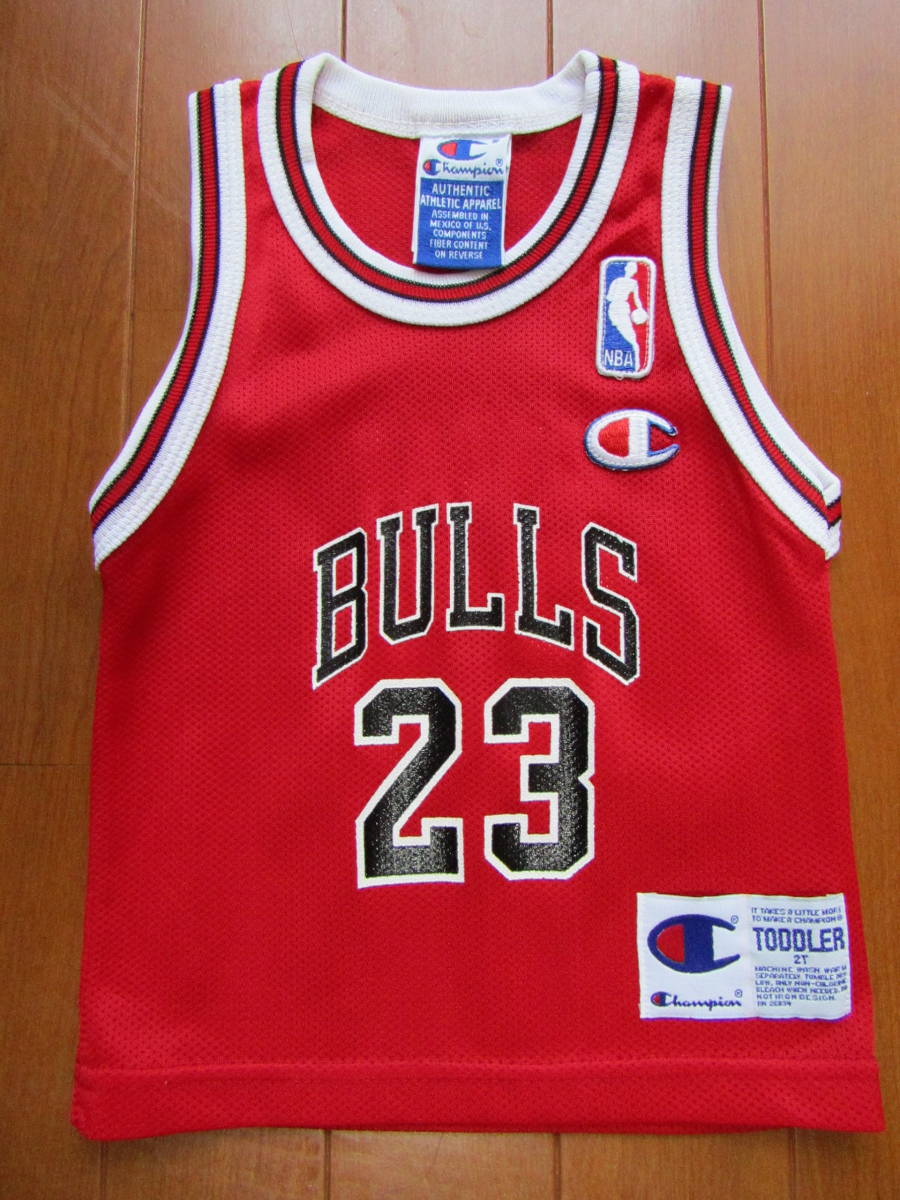 全国無料，セール 良品 NBA BULLS マイケル ジョーダン JORDAN シカゴ ブルズ チャンピオン製 TODDLER 2T ベビー ユニフォーム 赤ちゃん バスケ(XSサイズ以下)｜売買されたオークション情報、yahooの商品情報をアーカイ ユニフォーム