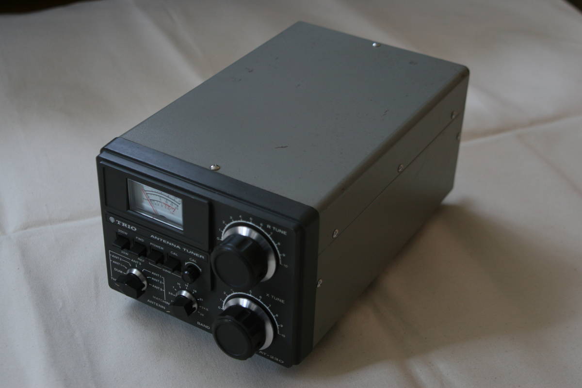 TRIO トリオ AT-230 ANTENNA TUNER アンテナ チューナー 無線機 動作