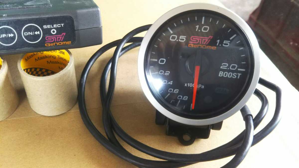 爆買い STi GeNOME ブーストメーター コントロールユニット 