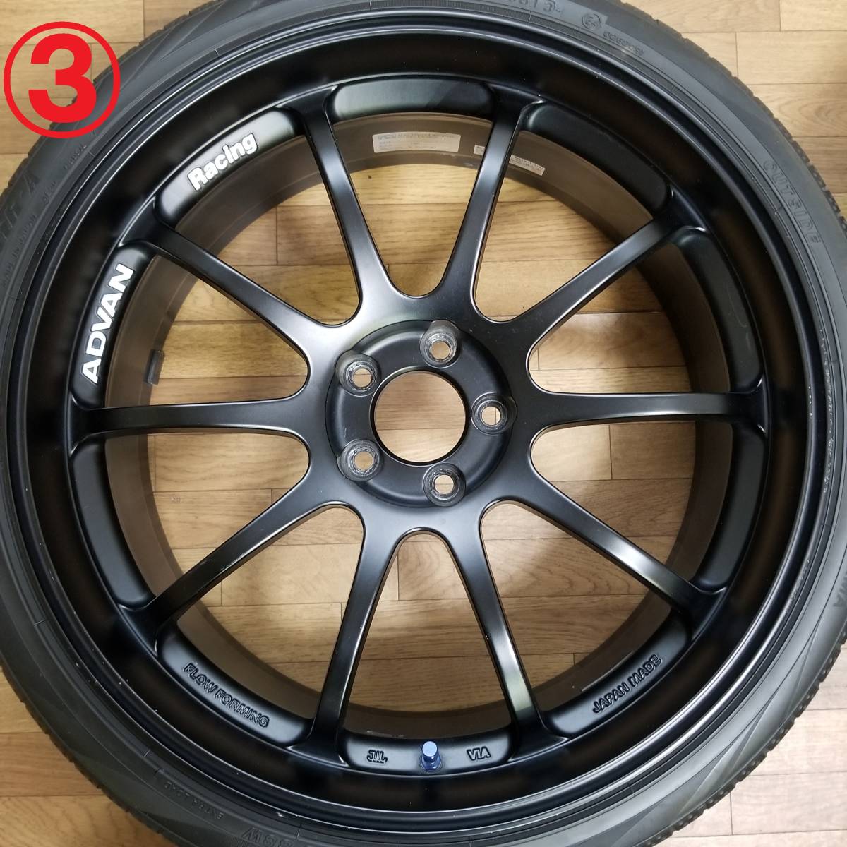 希少】19インチ 8J +47 PCD100 ADVAN Racing RS-D アドバン ブレンボ 