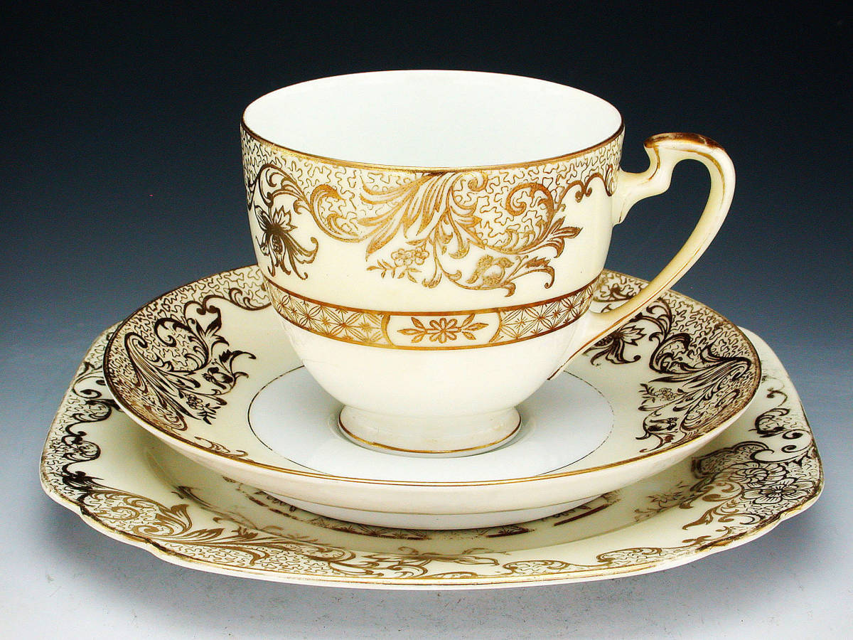 オールドノリタケ銘品!! オールドノリタケ オールドノリタケ金盛上藍帯 