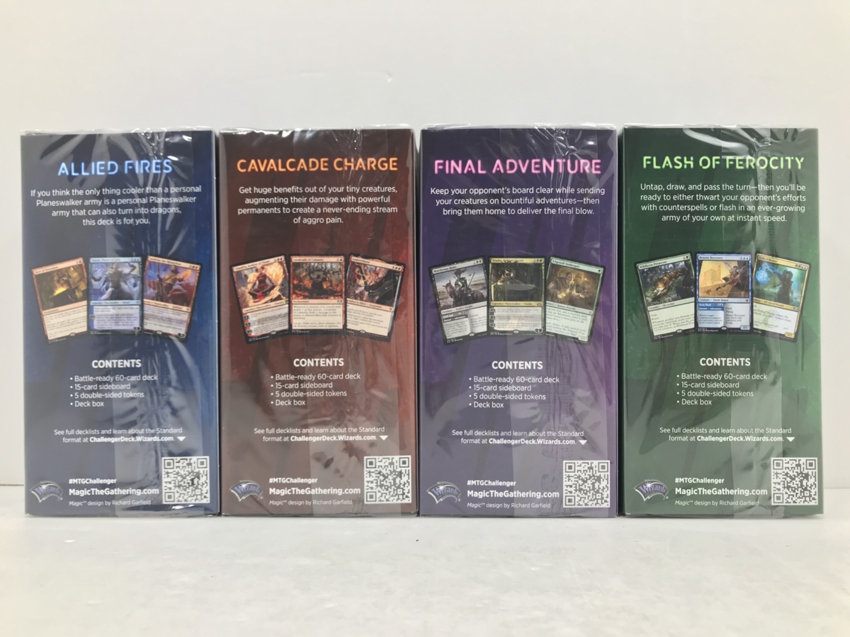 MTG チャレンジャーデッキ 2020 4種セット 英語版 Yahoo!オークション