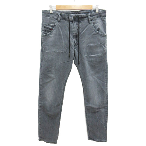  ディーゼル DIESEL Industry KROOLEY デニム ジーンズ パンツ ストレッチ ダメージ W32 グレー(W32)｜売買されたオークション情報、yahooの商品情報をアーカイブ公開 - オークファン 男性用