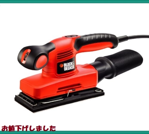 お得，得価 ブラックアンドデッカー BLACK+DECKER コンパクトオービタルサンダー ペーパーサイズ 93&times;230mm K(サンダー一般)｜売買されたオークション情報、yahooの商品情報をアーカイブ公開 - オークファ サンダー一般