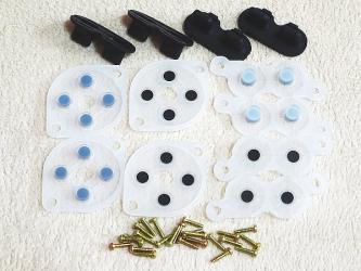 12個 4セット ねじ付 ノーブランド 社外品 ファミコン Fcコントローラー用 替えゴム 交換用 十字キー スタートセレクト Abボタン コントローラー 売買されたオークション情報 Yahooの商品情報をアーカイブ公開 オークファン Aucfan Com