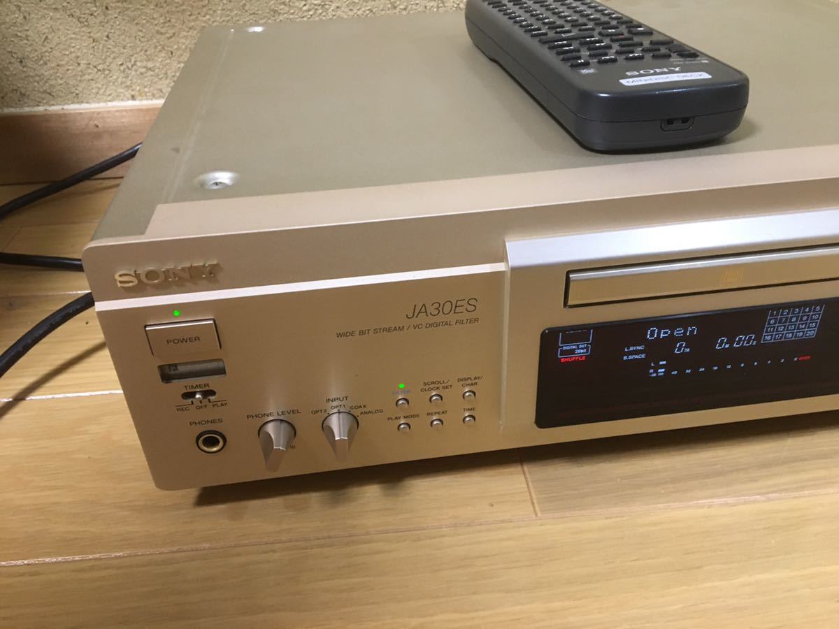 SONY/ソニー☆MDデッキ☆MDS-JA30ES 管TL2734 ☆ジャンク SONY ソニー