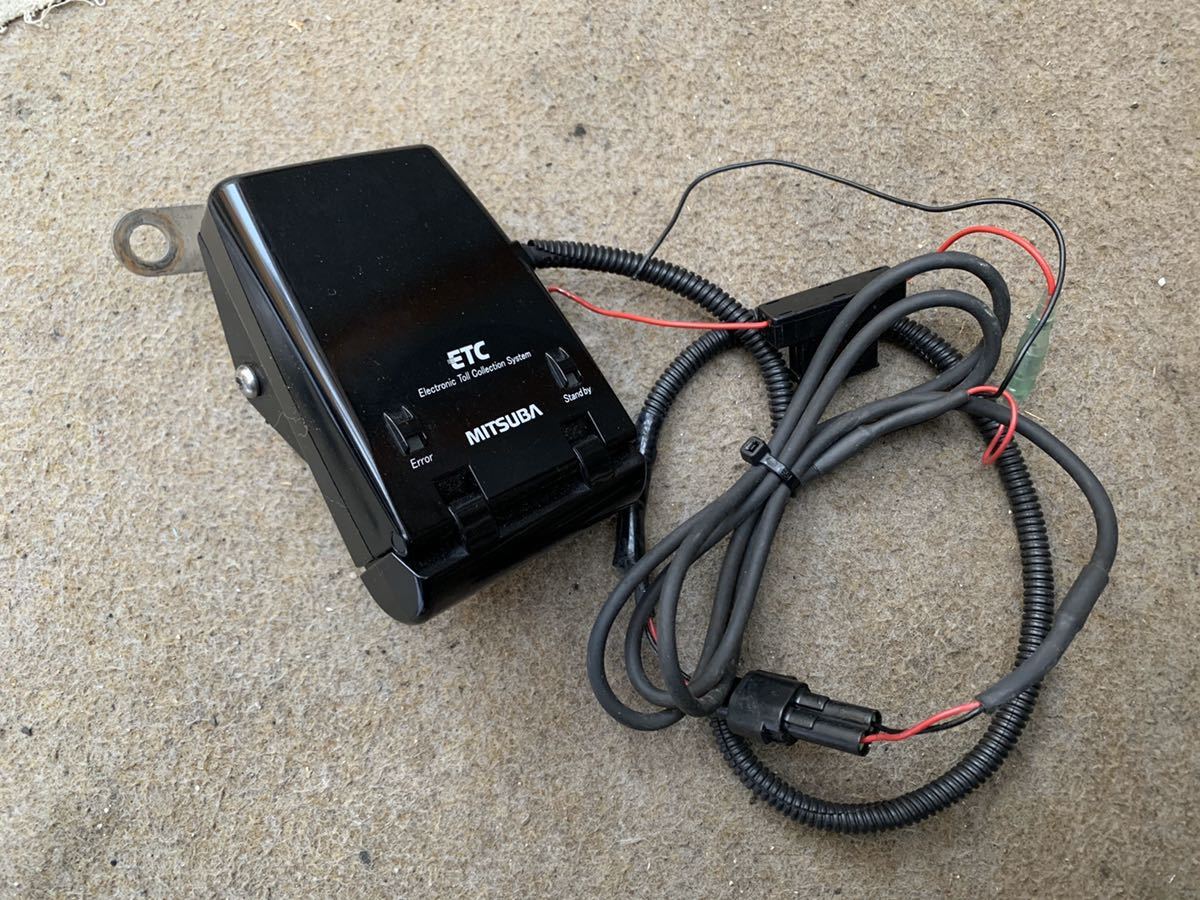 ETC MITSUBA ミツバ バイク用ETC ETC車載器MSC-BE21 アンテナ一体型