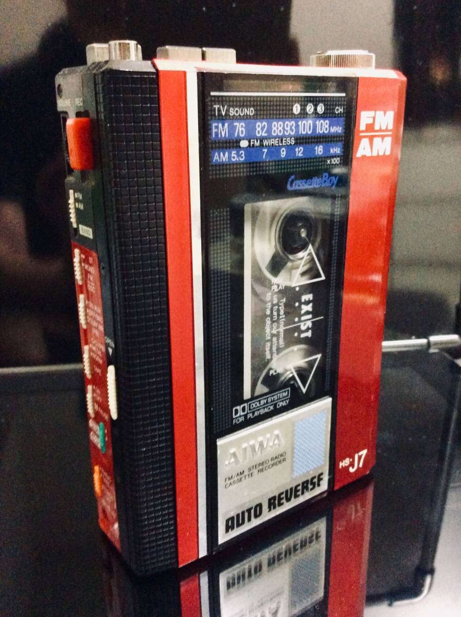 AIWA カセットボーイ HS- J7 アイワ cassette boy 1980年代 録再