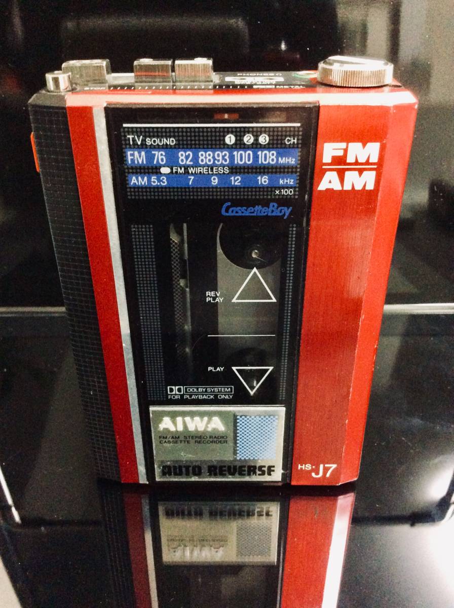 AIWA カセットボーイ HS- J7 アイワ cassette boy 1980年代 録再