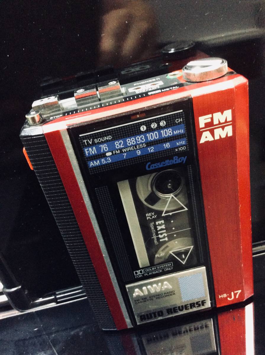 AIWA カセットボーイ HS- J7 アイワ cassette boy 1980年代 録再
