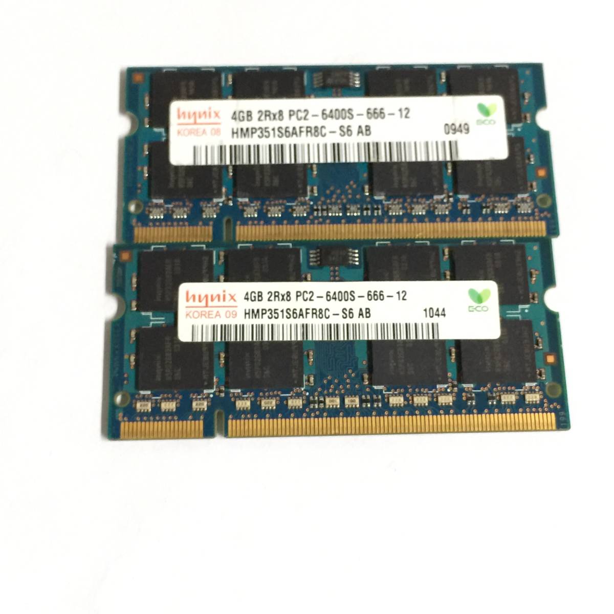 hynix 4GB DDR2 800 PC2-6400S メモリ 2枚 計8GB 4GB (2X 2GB) HYNIX DDR2 LAPTOP MEMORY RAM PC2-6400S (4924) | eBay