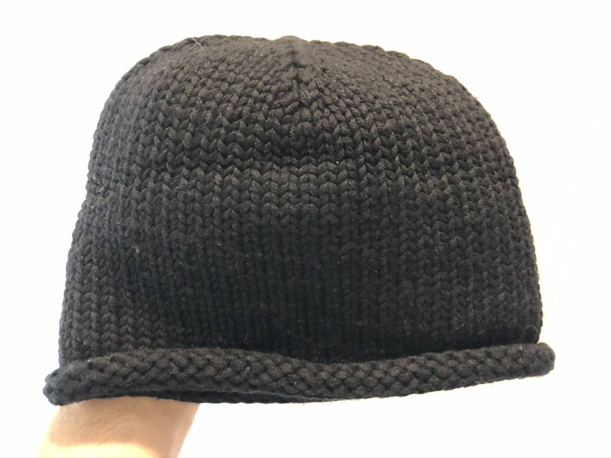 クロムハーツ Chrome Hearts BEANIE CASH/レザーパッチビーニー レザー