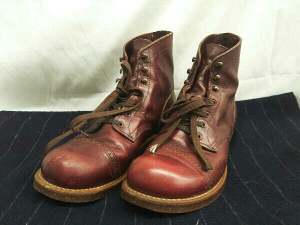  RED WING/レッドウィング/アイアンレンジ/マンソン/ブーツ/8012/US9/27cm/バーガンディ/赤紫(9インチ)｜売買されたオークション情報、yahooの商品情報をアーカイブ公開 - オークファン 9インチ