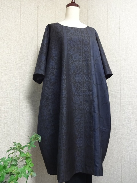 お買い得，定番 blue_sky/古布/着物リメイク/正絹 大島紬/コクーンチュニックWP/ハンドメイド(女性和服、着物)｜売買されたオークション情報、yahooの商品情報をアーカイブ公開 - オークファン その他