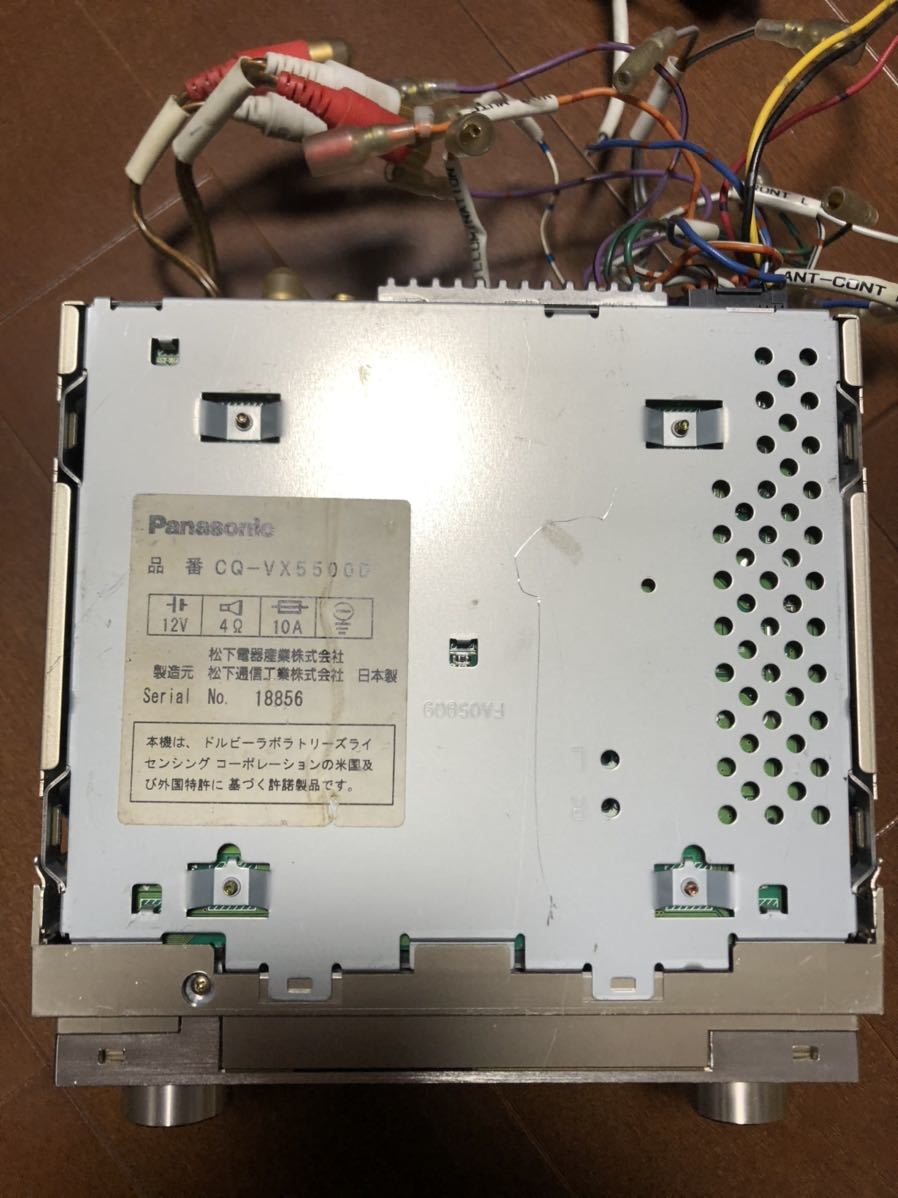CQ-VX5500 Panasonic 希少 CD MDデッキ 当時物 旧車 街道レーサー 希少