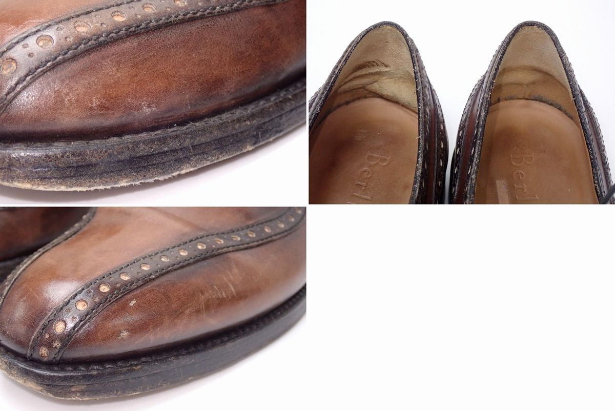 ☆Berluti/ベルルッティ ドレスシューズ 8.5/27.5cm相当/ブラウン 