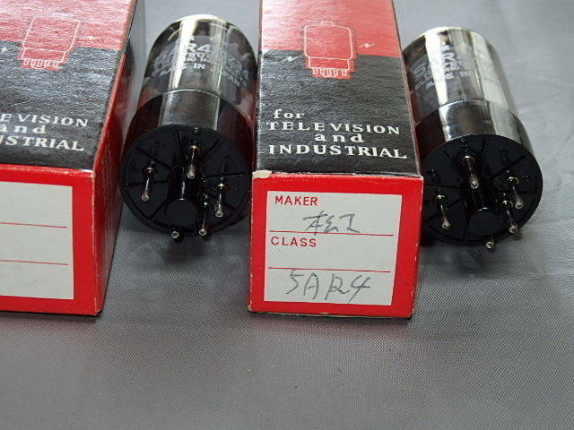 ★真空管 整流管 5AR4GT/GZ34 松下 箱入　同ロット （ジャンク品）オブジェ、研究用：2本★_2