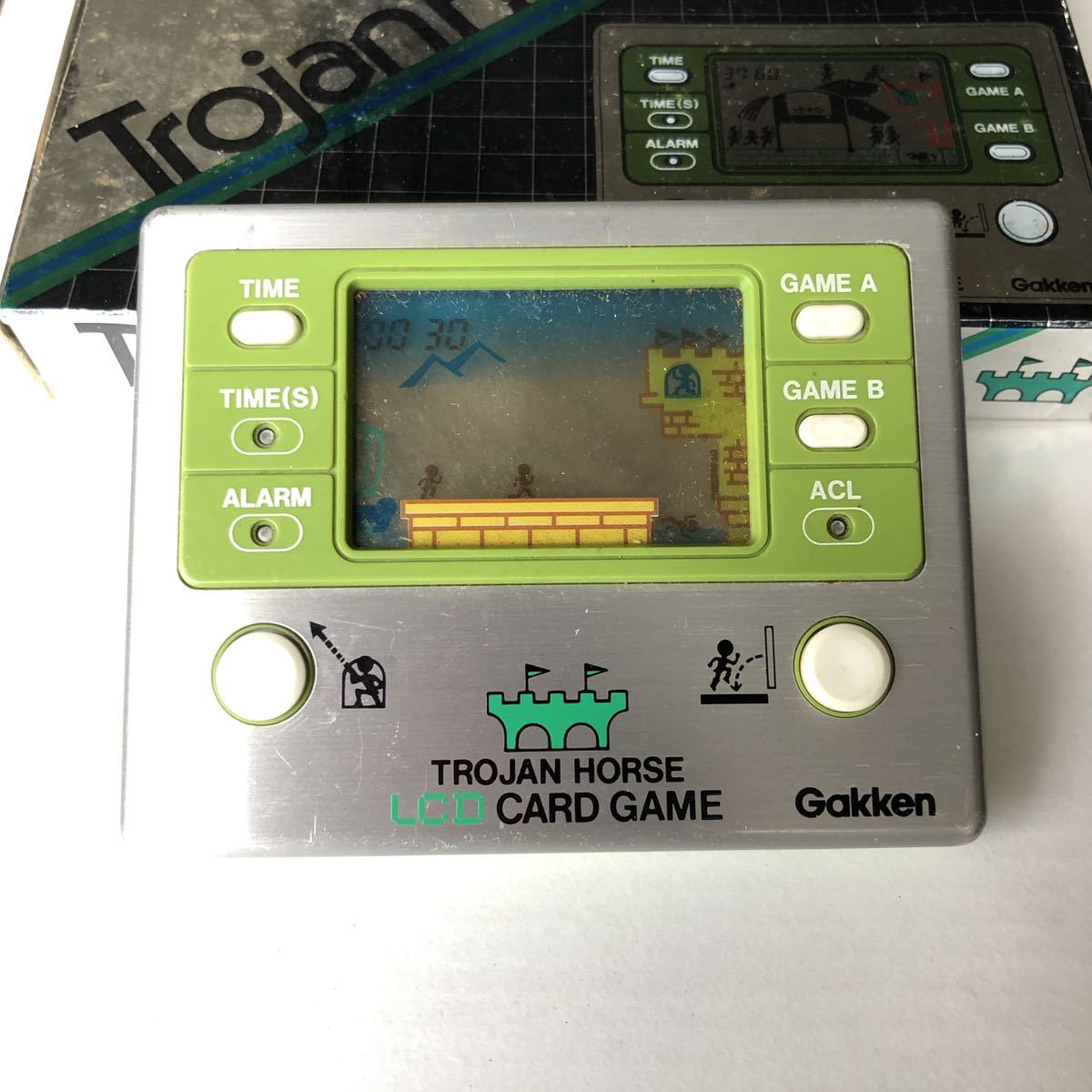 Gakken TROJAN HORSE LCD CARD GAME トロイの木馬 レトロ 学研 トロイの木馬 もくば Gakken LCD CARD GAME TROJAN HORSE