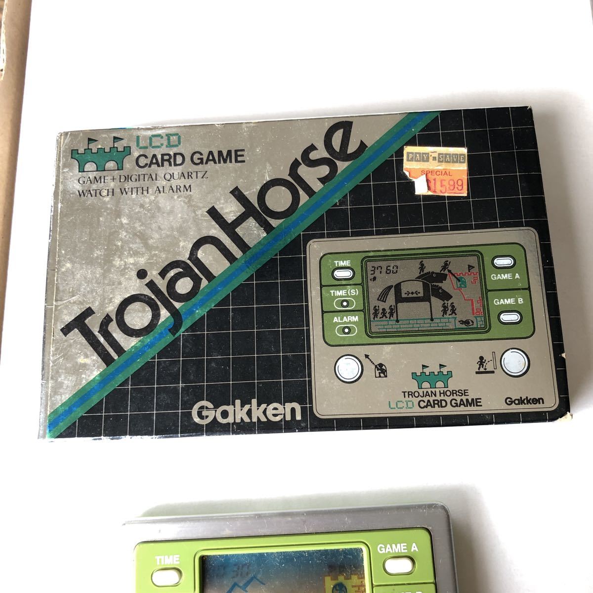 レトロ 学研 トロイの木馬 もくば Gakken LCD CARD GAME TROJAN HORSE