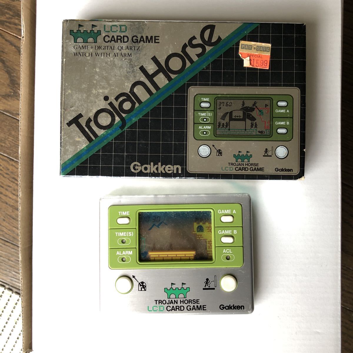 [新品] 学研 トロイの木馬 Trojan Horse ゲームウォッチ レトロ 学研 トロイの木馬 もくば Gakken LCD CARD GAME TROJAN HORSE
