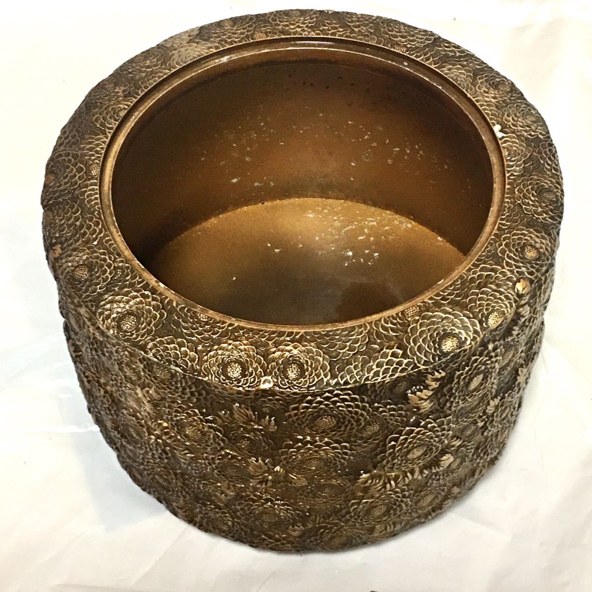 万菊香炉 佐野宏采 佐野宏采 万菊 萬菊 香炉 骨董 香