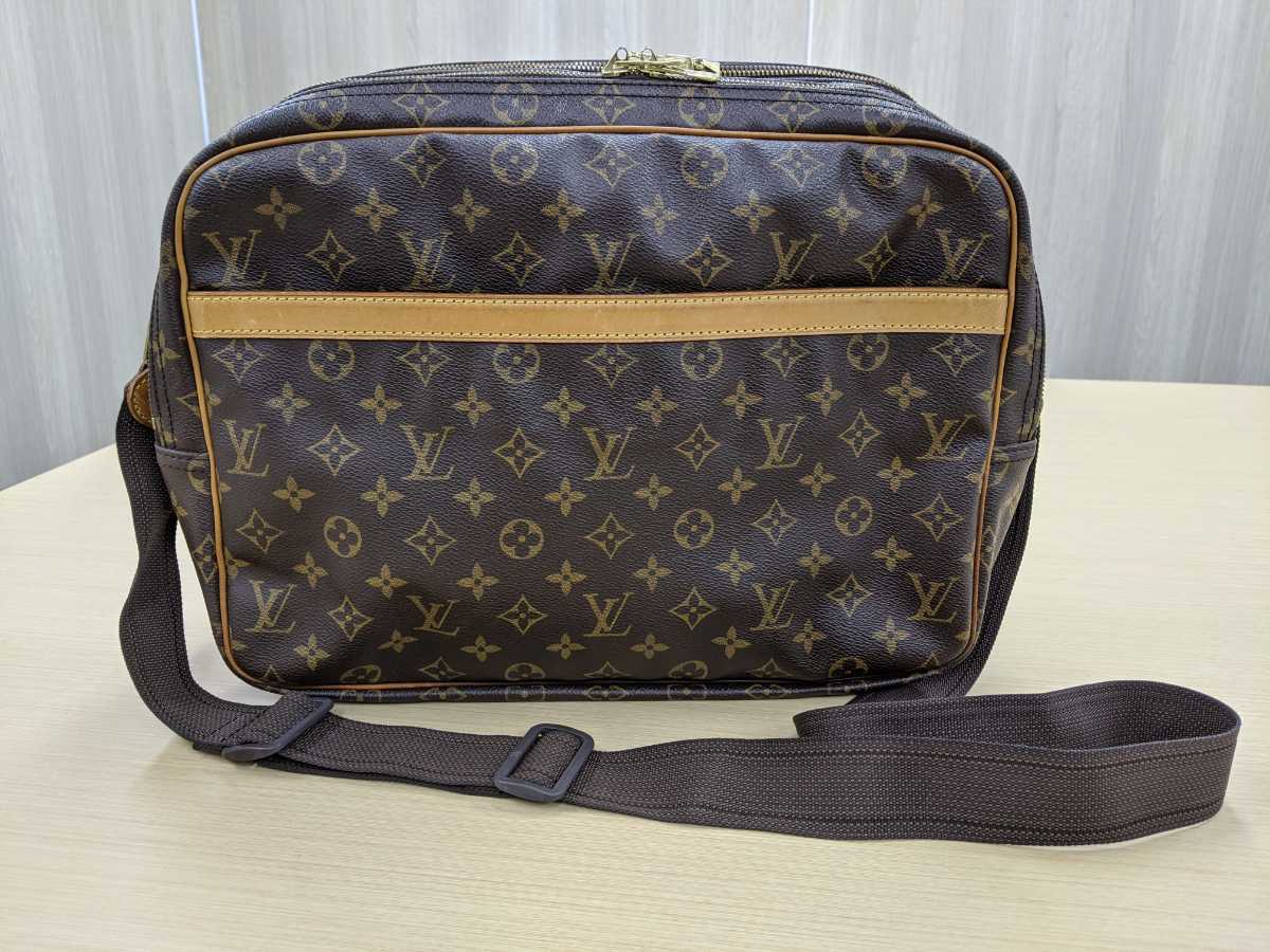 希少】LOUIS VUITTON ルイヴィトン モノグラム リポーターGM