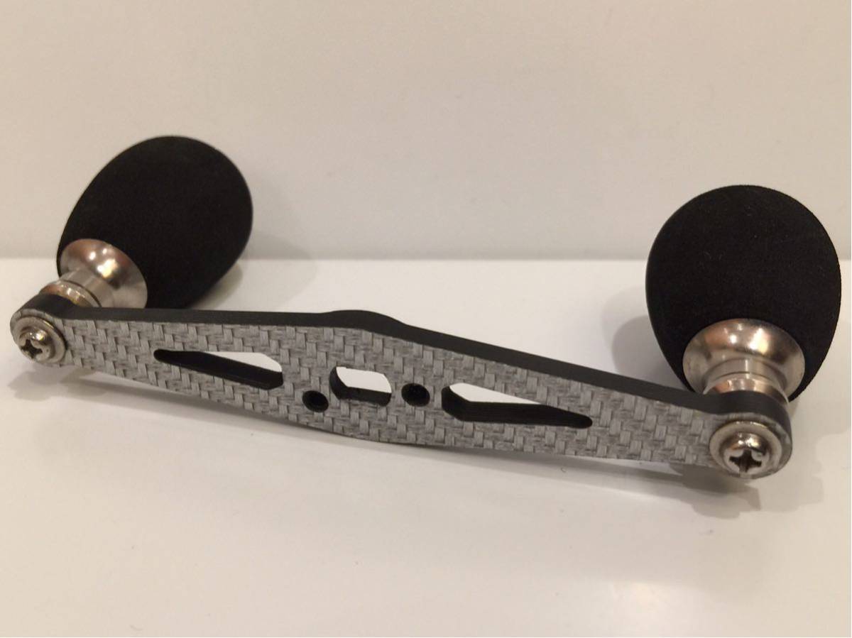 ZPI イナーシャ シルバーカーボンハンドル バレルシェイプノブ 92mm