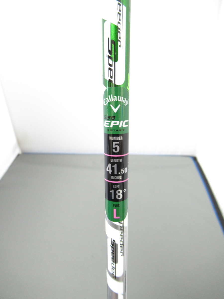 EPIC STAR GBB キャロウェイ フェアウェイウッド 中古レディースモデルキャロウェイ Callaway レディース 5W FLASH : (Callaway) - FORGED ヨドバシ.com 5本レディースアイアンセットL