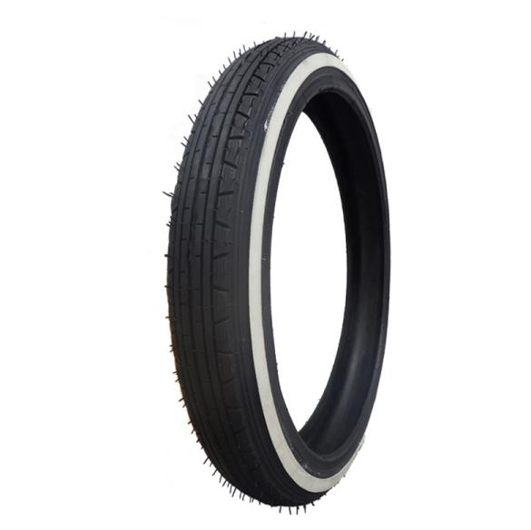 数量限定，本物保証 カブ用 VEE RUBBER製 2.25-17 TT ホワイトウォールタイヤ/ホワイトリボン オススメ タイヤ フロント オシャレ 白線 チューブ カスタム(スクーター、ミニバイク用)｜売買されたオークション情報、y スクーター、ミニバイク用