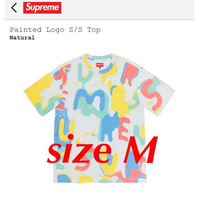  supreme painted logo S/S top シュプリーム シュプリーム ペインティッド ロゴ ショート スリーブ トップ 2020SS 20SS(Mサイズ)｜売買されたオークション情報、yahooの商品情報をアーカイブ公開 - オーク 男性用