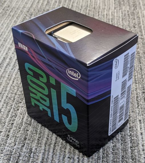 Intel Core i5 9400 6C6T 2.9GHz/4.1GHz LGA-1151 新品未開封 Intel Core Processor 1.8 (Turbo (I5-9400