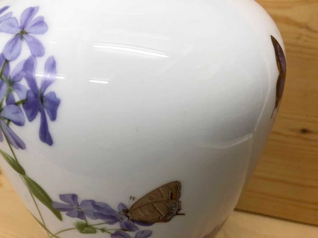 ◆新品◆FRANKLIN＊PORCELAIN/フランクリンポーセリン/花蝶/花瓶/1点◆John＊Wilkinson◆未使用/当店展示品/商品説明をご覧下さい◆①◆