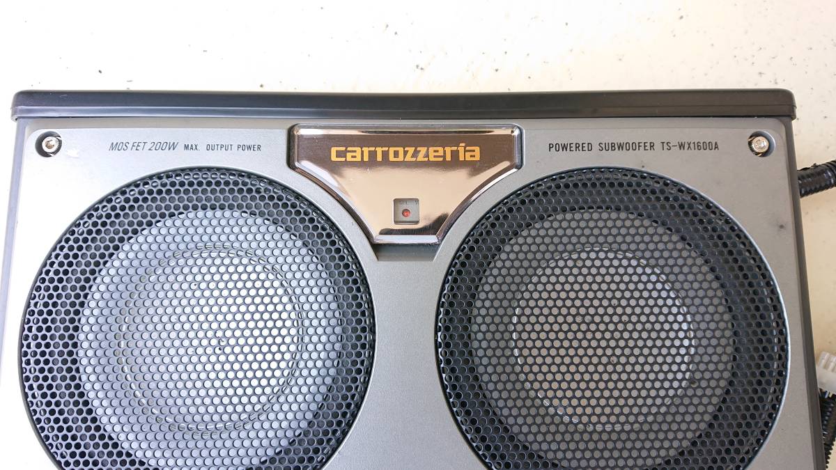 carrozzeria カロッツェリア サブウーファー TS-WX1600A TS