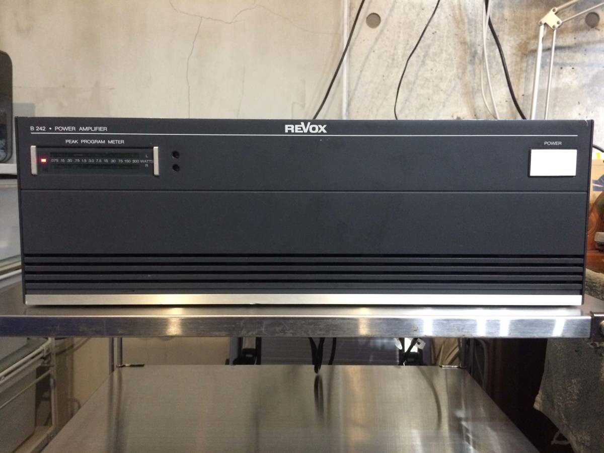 REVOX B242 2013年オーバーホール パワーアンプ ルボックス スイス製 検：スチューダー(一般)｜売買されたオークション情報 ...